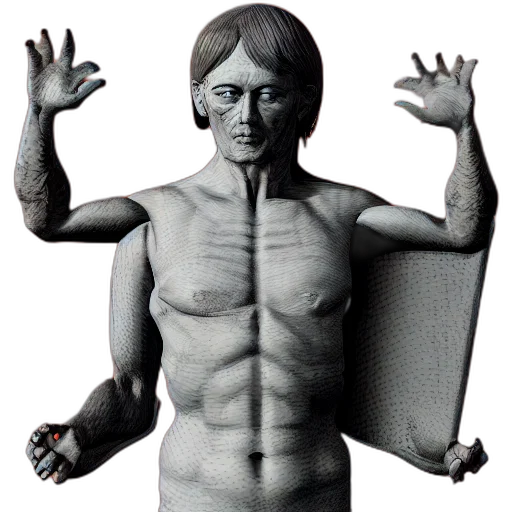 creature, robot, face, animal transparent PNG cut-out