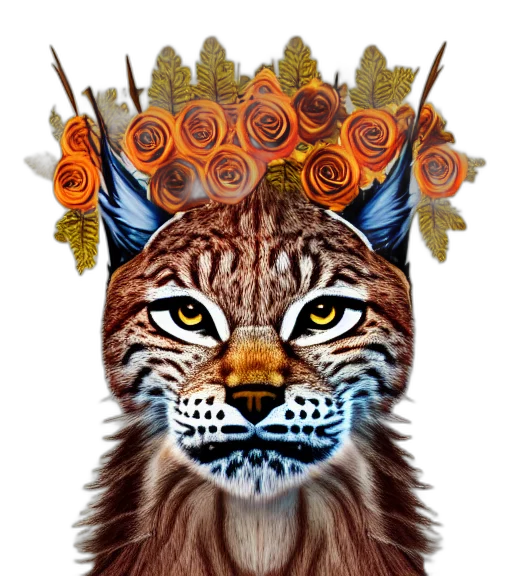 crown, animal, mask, creature transparent PNG cut-out