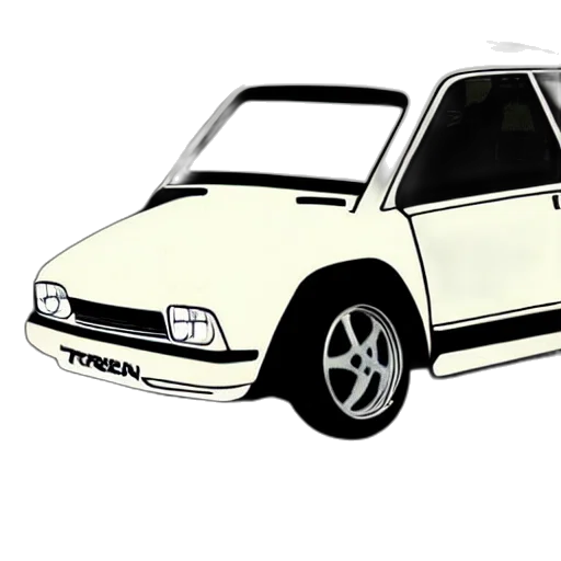 car, photorealistic, cartoon, concept art transparent PNG cut-out