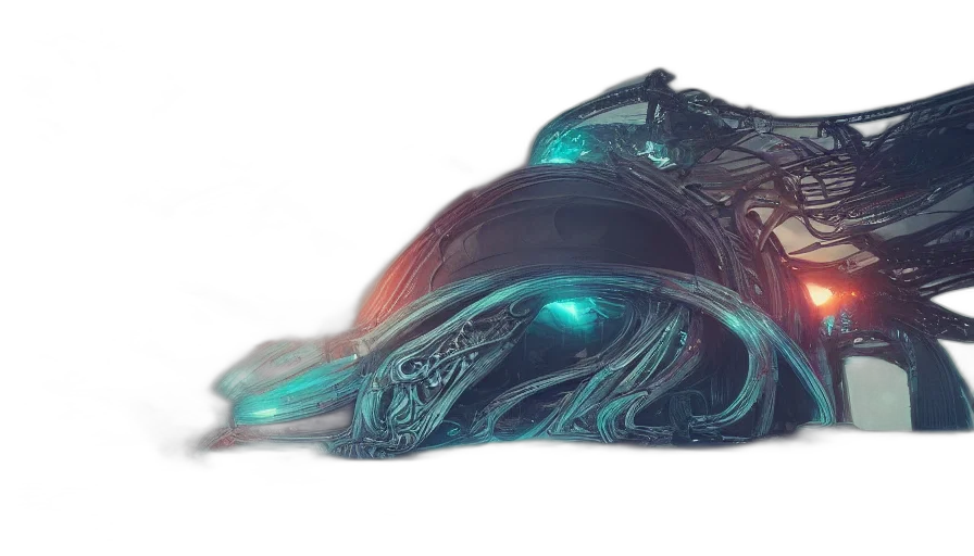 creature, crown, mask, hat, concept art, fantasy art, watercolor, cyberpunk transparent PNG cut-out