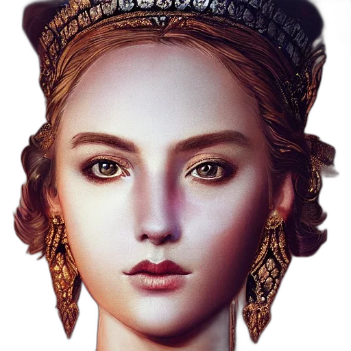 crown, jewelry, face, mask, fantasy art, photorealistic, concept art, pixel art transparent PNG cut-out