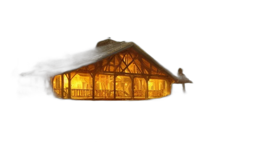 umbrella, building, furniture, hat, concept art, 3d render, photorealistic, watercolor transparent PNG cut-out