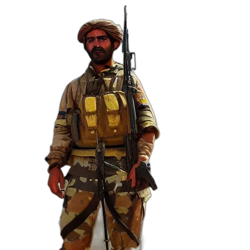 weapon, staff, jacket, animal transparent PNG cut-out