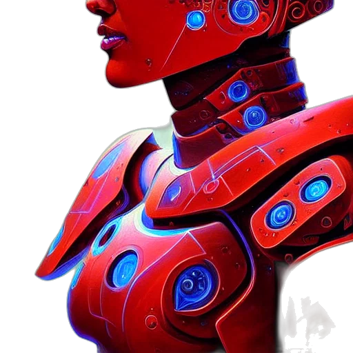 robot, face, jewelry, mask transparent PNG cut-out