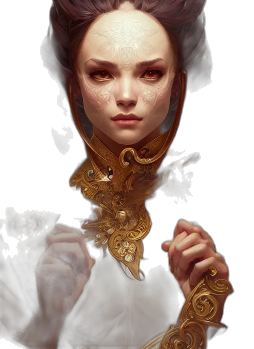 face, crown, mask, jewelry, fantasy art, concept art, photorealistic, comic book art transparent PNG cut-out