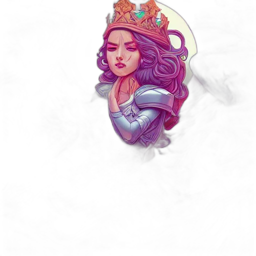crown, jewelry, face, staff, fantasy art, concept art, pixel art, comic book art transparent PNG cut-out