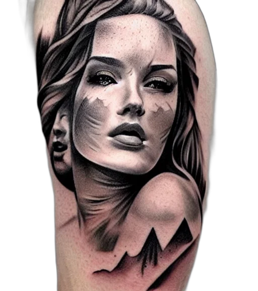 face, photorealistic, fantasy art, comic book art transparent PNG cut-out