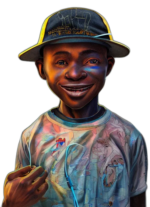 face, robot, mask, hat, photorealistic, concept art, oil painting, fantasy art transparent PNG cut-out