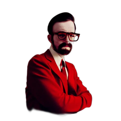 staff, jacket, face, animal transparent PNG cut-out