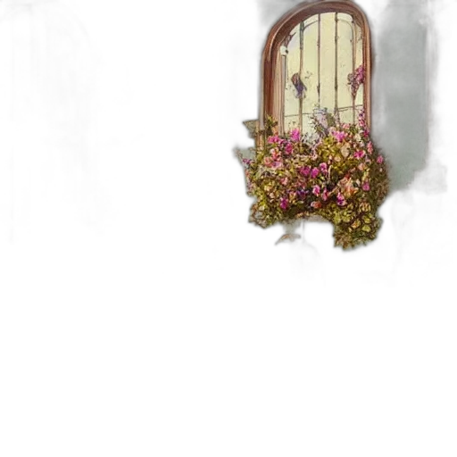 furniture, flower, dress, staff transparent PNG cut-out