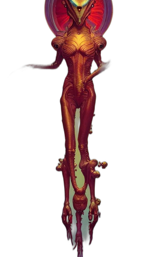 staff, creature, robot, dress transparent PNG cut-out