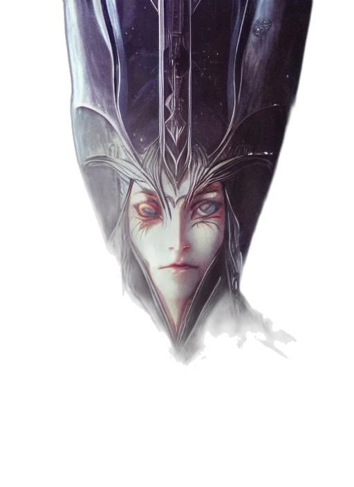 face, crown, mask, sword transparent PNG cut-out