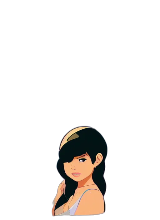 dress, staff, jewelry, face transparent PNG cut-out