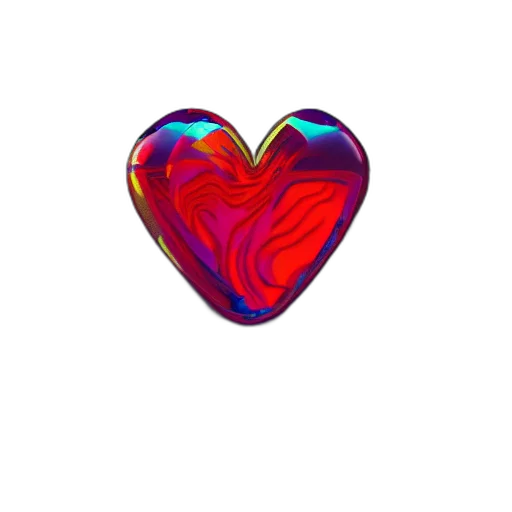 jewelry, flower, pixel art, 3d render, vaporwave, concept art, neon, red transparent PNG cut-out