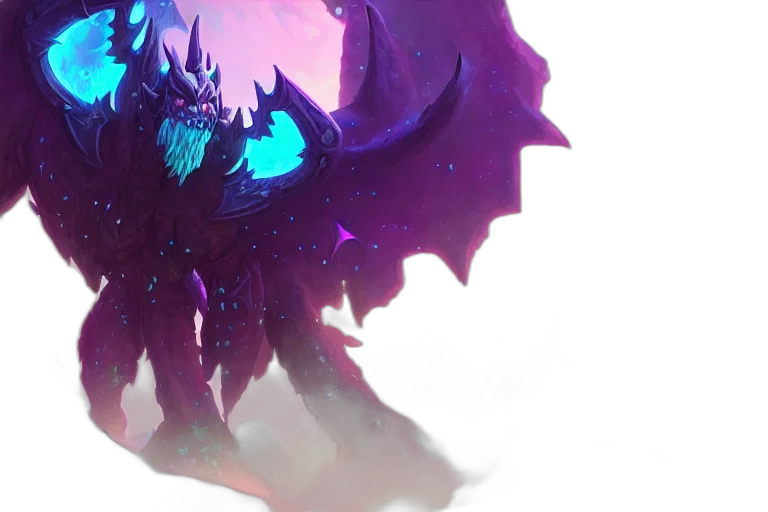 dragon, creature, staff, weapon transparent PNG cut-out