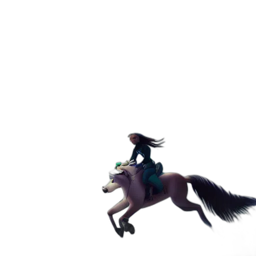 animal, creature, dragon, hair transparent PNG cut-out