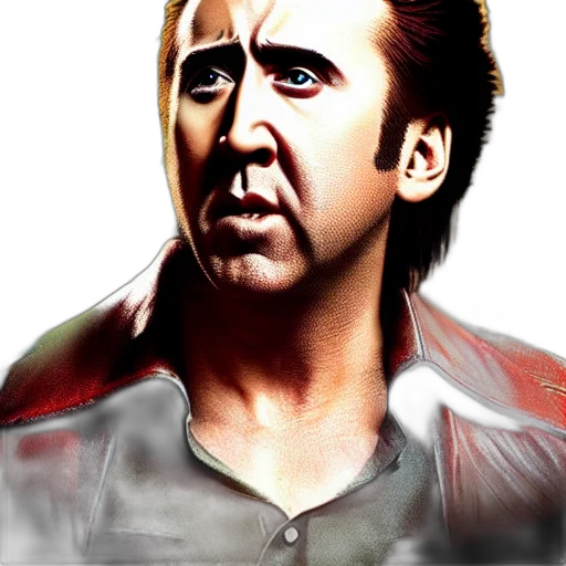 face, photorealistic, comic book art, cartoon transparent PNG cut-out