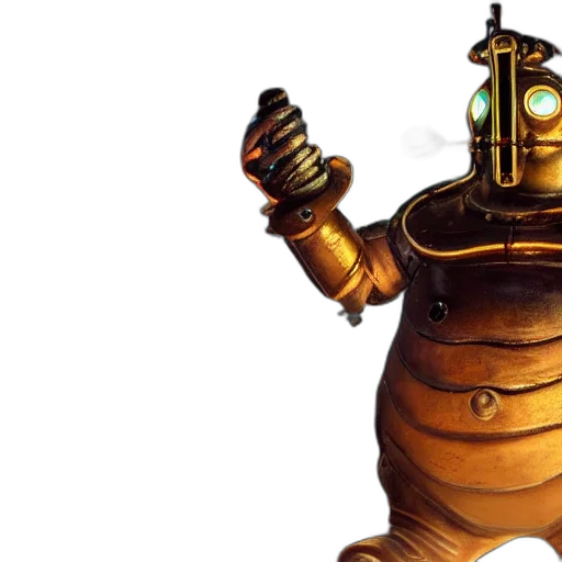 robot, concept art, big, bioshock transparent PNG cut-out