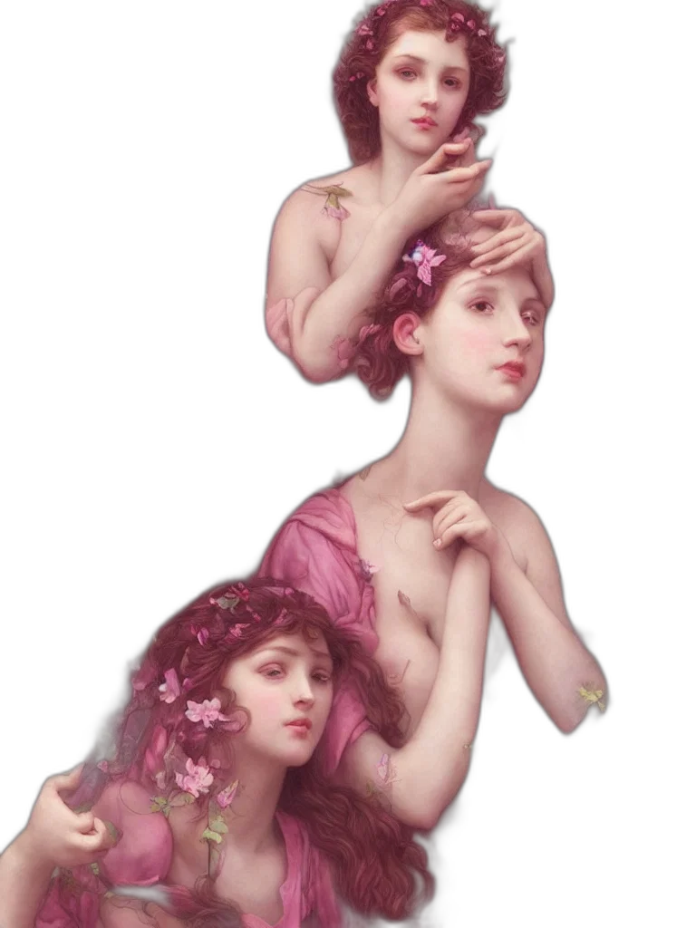dress, crown, face, jewelry, photorealistic, oil painting, concept art, vaporwave transparent PNG cut-out