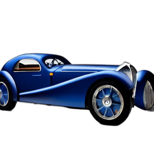 car, concept art, 3d render, photorealistic, cartoon, bugatti, type, atlantic transparent PNG cut-out