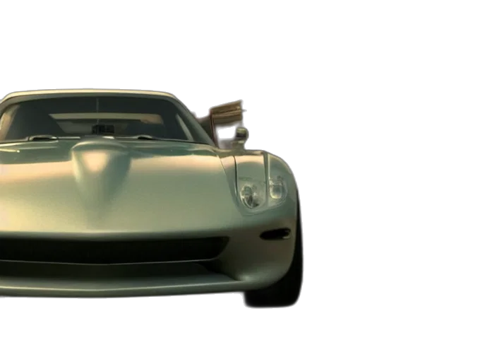 car, 3d render, photorealistic, concept art, vaporwave, fast, furious, conan transparent PNG cut-out