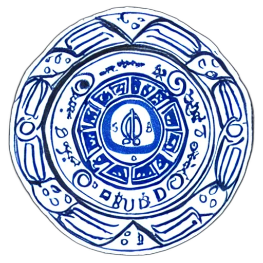 staff, jewelry, crown, concept art, blue, white, drawing, seal transparent PNG cut-out