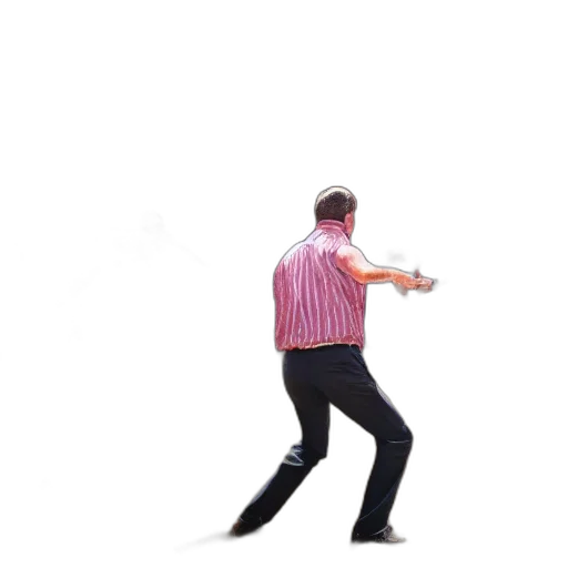 staff, jacket, dress, hair transparent PNG cut-out