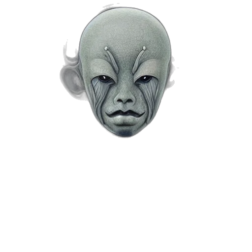 mask, face, creature, jewelry transparent PNG cut-out