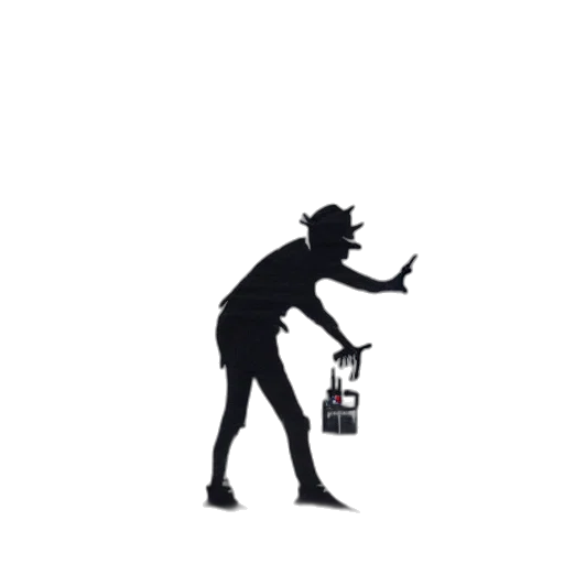 staff, creature, animal, robot transparent PNG cut-out