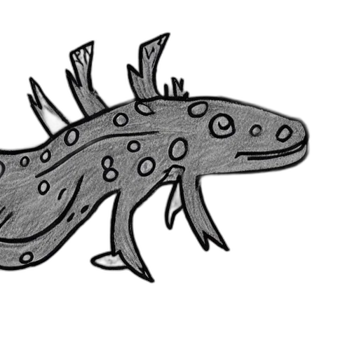 creature, animal, dragon, concept art, cartoon, photorealistic, 3d render, underwater transparent PNG cut-out