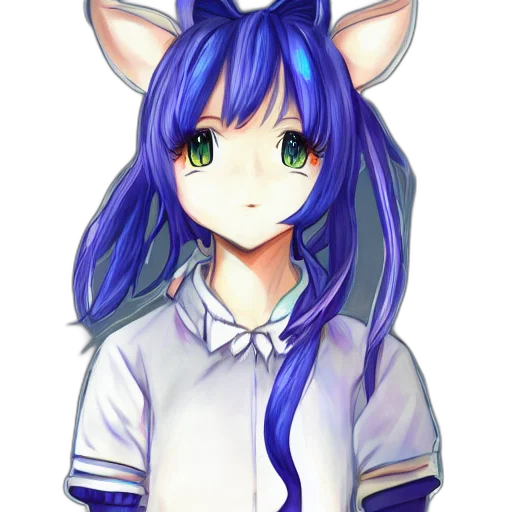 staff, hat, animal, creature, anime, watercolor, pixel art, fantasy art transparent PNG cut-out