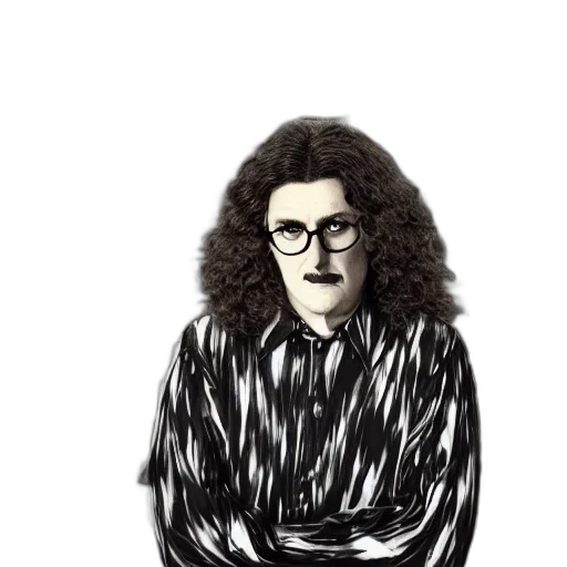 hair, jacket, dress, staff transparent PNG cut-out