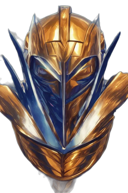 mask, crown, face, jewelry, concept art, fantasy art, anime, comic book art transparent PNG cut-out
