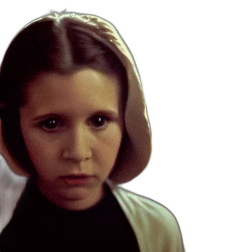 face, mask, film, still, carrie, fisher, kid, new transparent PNG cut-out