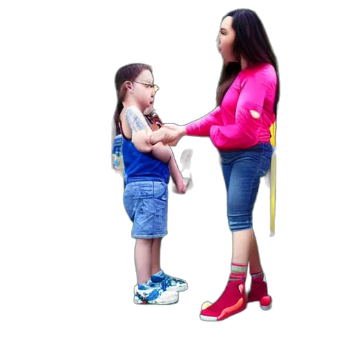 shoes, trans, person, arguing transparent PNG cut-out