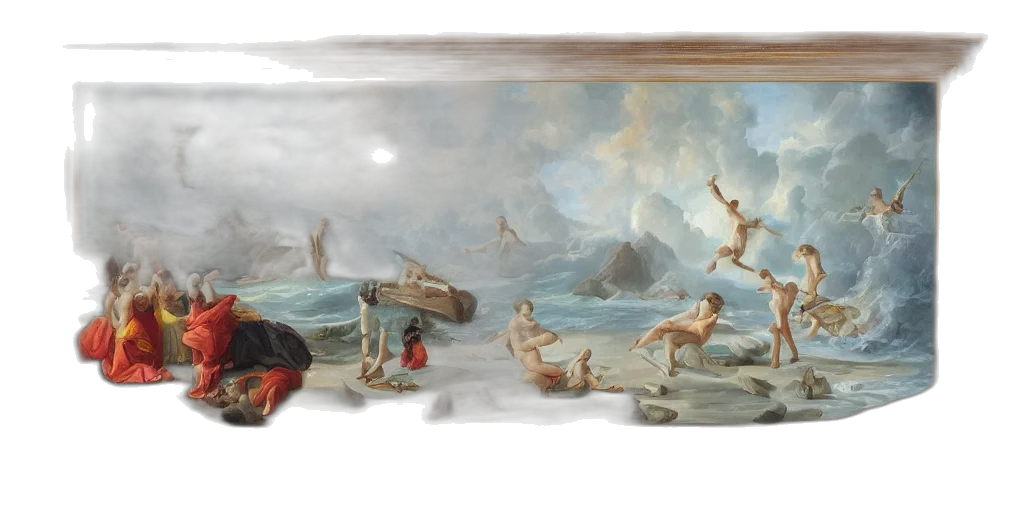 concept art, fantasy art, oil painting, photorealistic transparent PNG cut-out