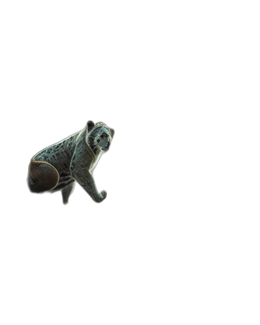 animal, creature, staff, jewelry, 3d render, pixel art, concept art, photorealistic transparent PNG cut-out