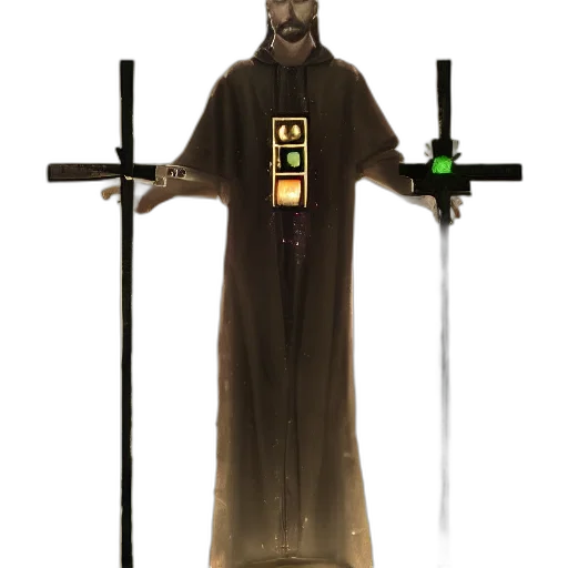 staff, weapon, sword, robot transparent PNG cut-out