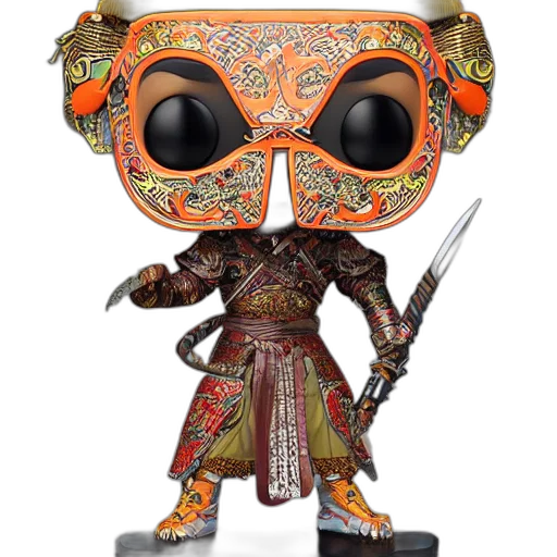 mask, staff, concept art, fantasy art transparent PNG cut-out