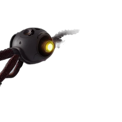 weapon, staff, robot, umbrella, 3d render, concept art, photorealistic, outer space transparent PNG cut-out