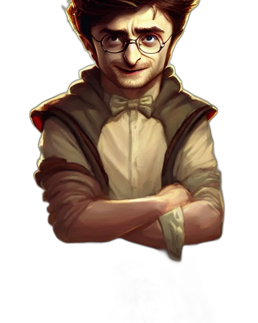 staff, face, jacket, creature, concept art, fantasy art, pixel art, comic book art transparent PNG cut-out