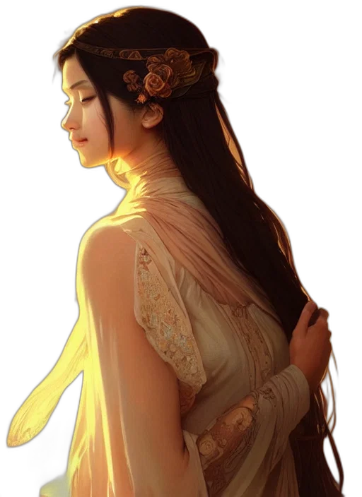 dress, crown, jewelry, dragon, fantasy art, photorealistic, concept art, oil painting transparent PNG cut-out