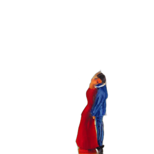 jacket, dress, staff, umbrella transparent PNG cut-out
