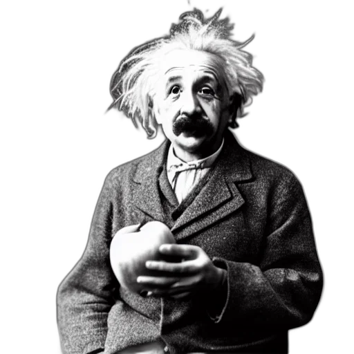 animal, face, hair, staff, photorealistic, concept art, albert, einstein transparent PNG cut-out