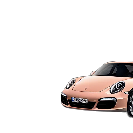 car, 3d render, photorealistic, concept art transparent PNG cut-out