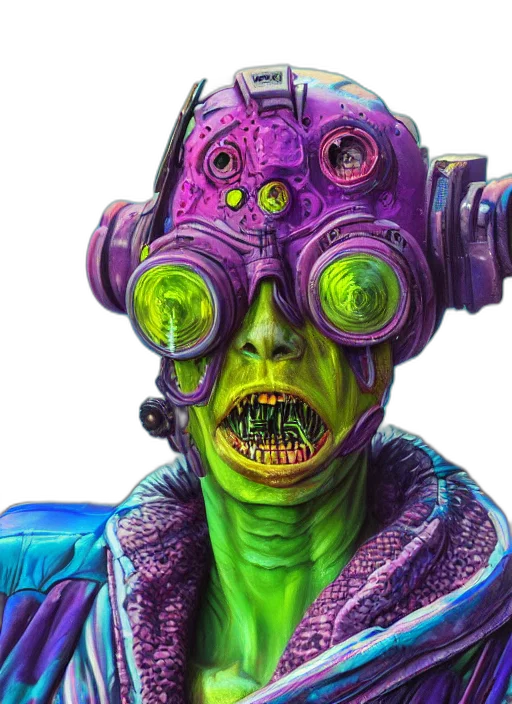 mask, face, robot, creature transparent PNG cut-out