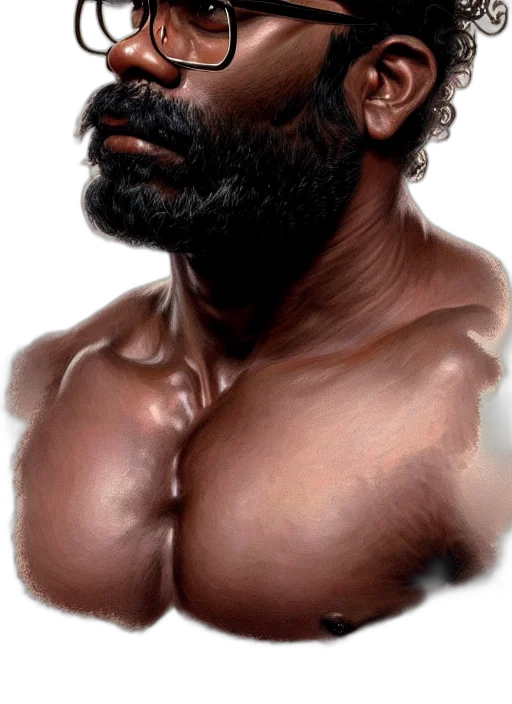 face, hair, animal, staff transparent PNG cut-out