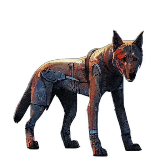 animal, creature, robot, jacket transparent PNG cut-out
