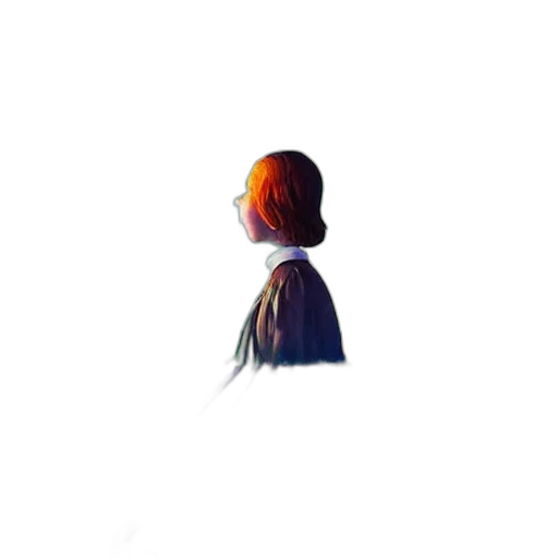face, jacket, hair, dress transparent PNG cut-out