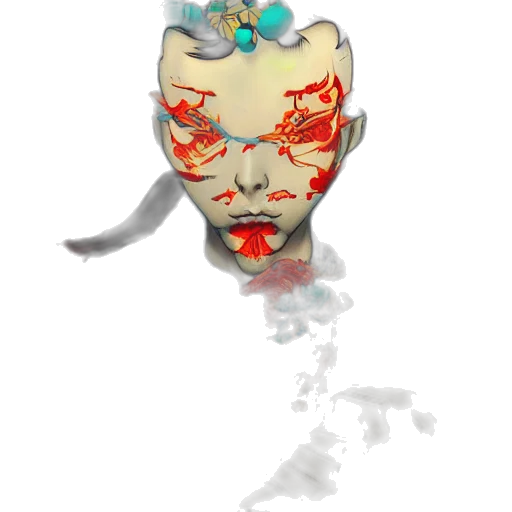 mask, face, crown, jewelry, concept art, 3d render, photorealistic, fantasy art transparent PNG cut-out